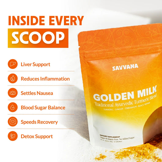 Golden Milk Turmeric Blend for Liver Detox