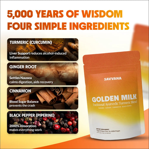 Golden Milk Turmeric Blend for Liver Detox