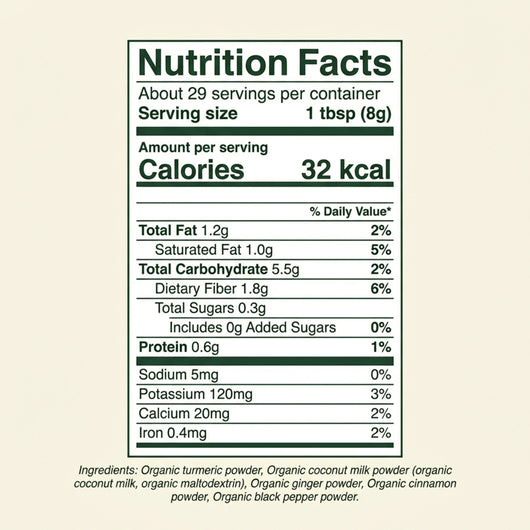 Golden Milk Powder Blend